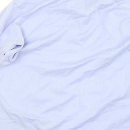 ZARA MAN Mens Blue    Dress Shirt