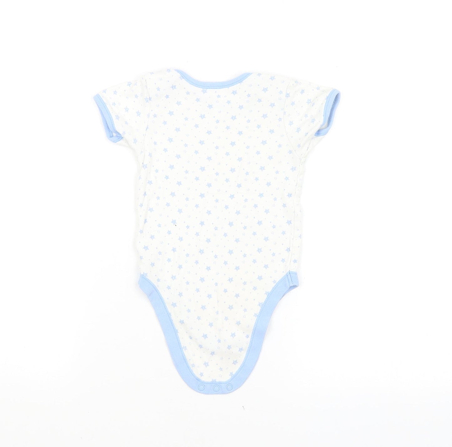 George Baby White Geometric  Babygrow One-Piece Size 18-24 Months