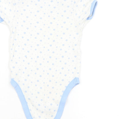 George Baby White Geometric  Babygrow One-Piece Size 18-24 Months