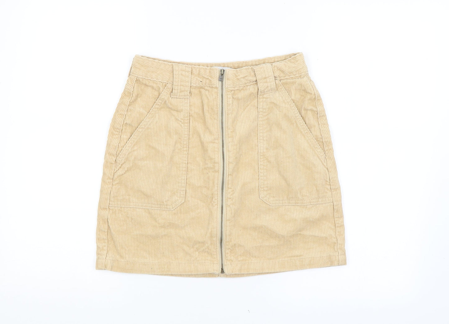 Hollister Womens Beige   Straight & Pencil Skirt