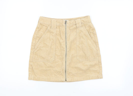 Hollister Womens Beige   Straight & Pencil Skirt