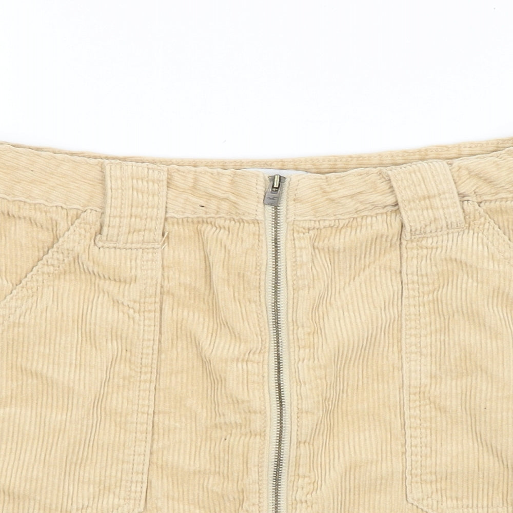 Hollister Womens Beige   Straight & Pencil Skirt