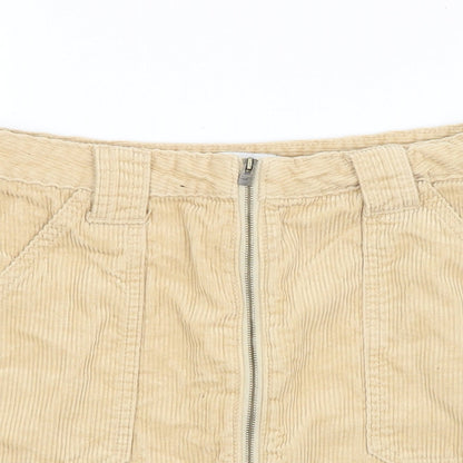 Hollister Womens Beige   Straight & Pencil Skirt