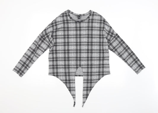 Womens UK Size S New Look Grey Pullover Jumper