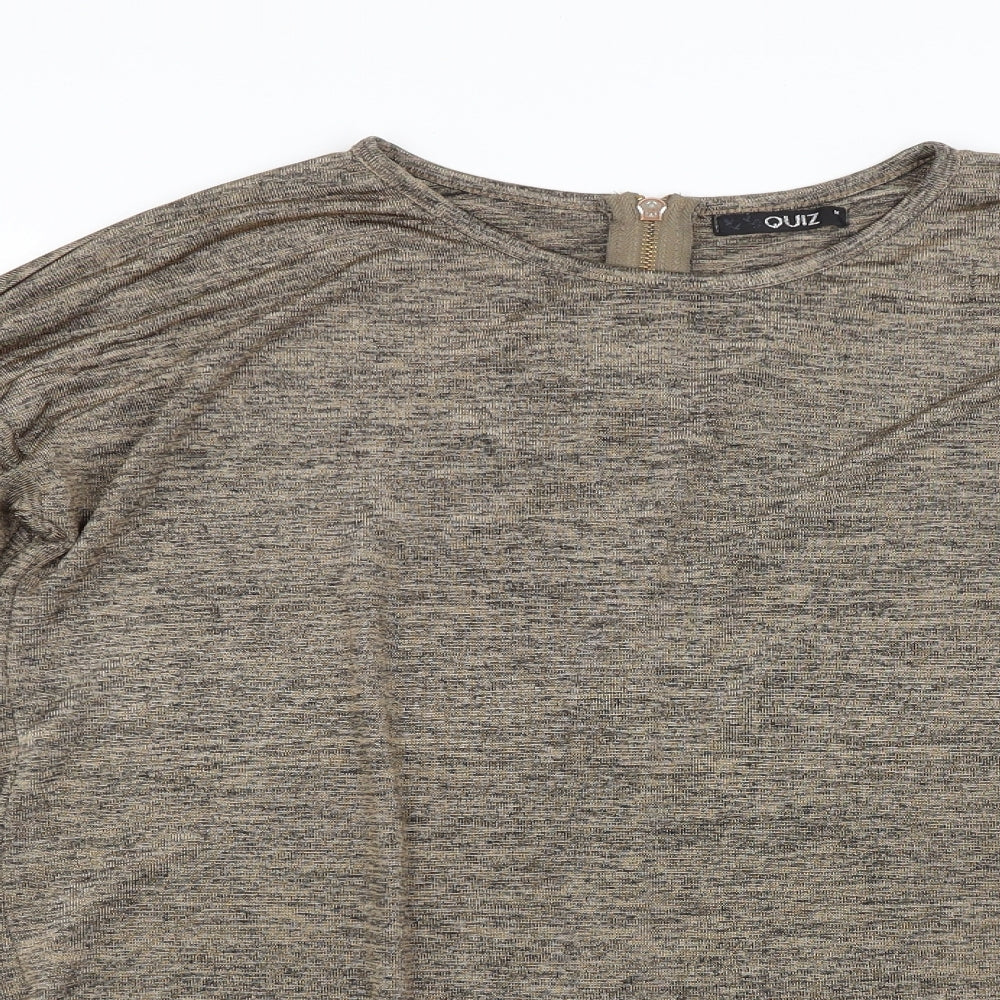 Quiz Womens Brown   Basic Blouse Size M