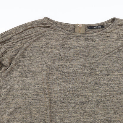 Quiz Womens Brown   Basic Blouse Size M