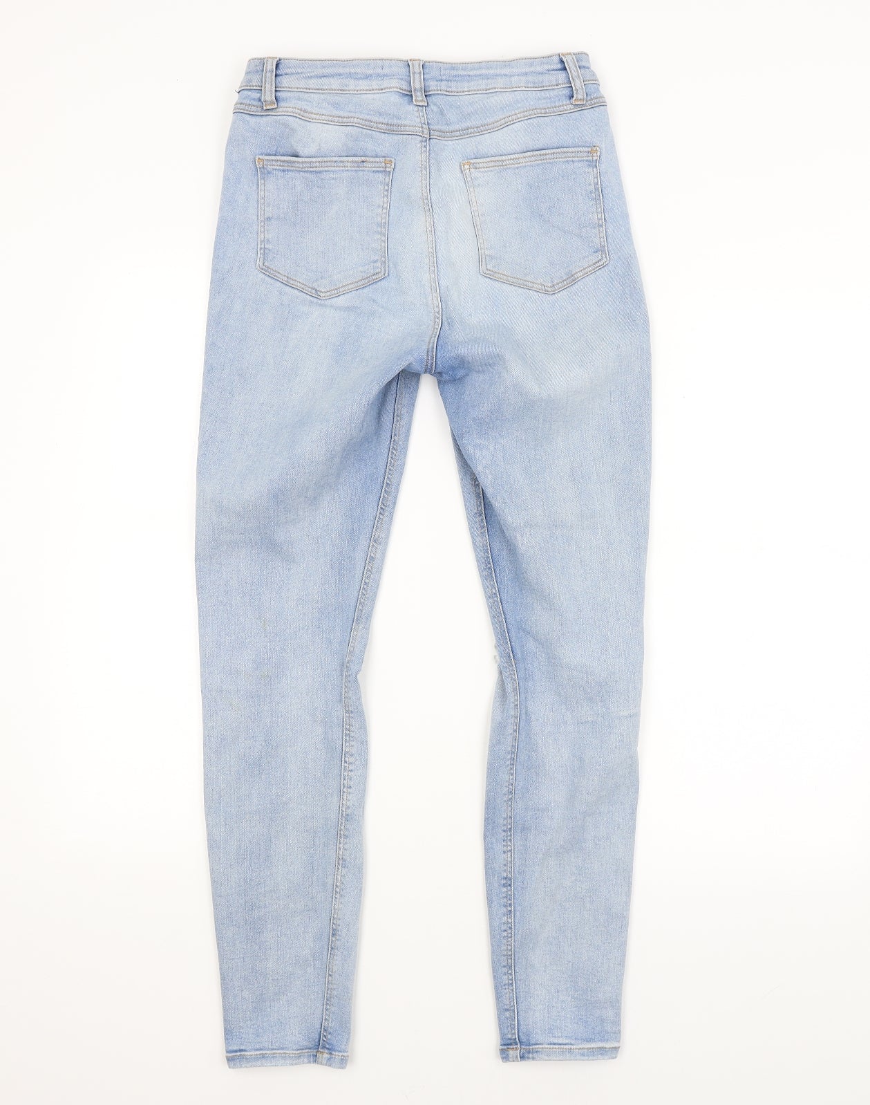 DENIM CO. Womens Blue   Straight Jeans Size 12 L28 in