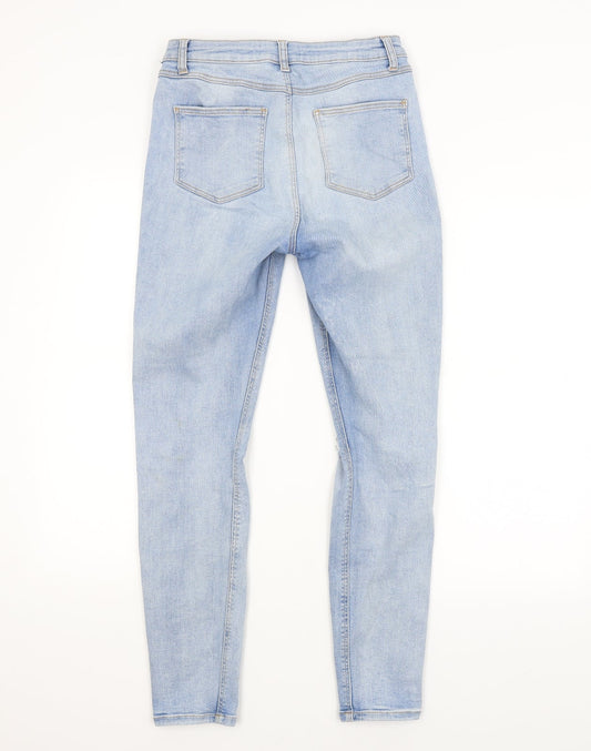 DENIM CO. Womens Blue   Straight Jeans Size 12 L28 in