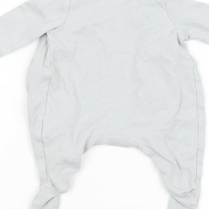 LILY & DAN Baby Grey   Babygrow One-Piece Size 0-3 Months