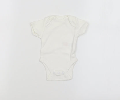 F&F Baby White   Babygrow One-Piece Size 0-3 Months