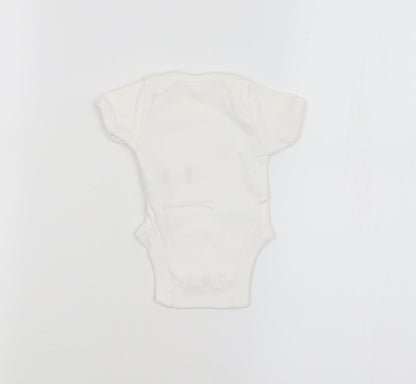 F&F Baby White   Babygrow One-Piece Size 0-3 Months