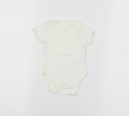 F&F Baby White   Babygrow One-Piece Size 0-3 Months