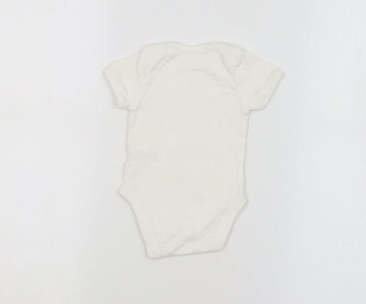 F&F Baby White   Babygrow One-Piece Size 0-3 Months