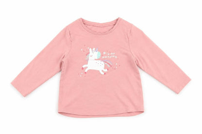 George Baby Multicoloured   Basic T-Shirt Size 18-24 Months  - Unicorn