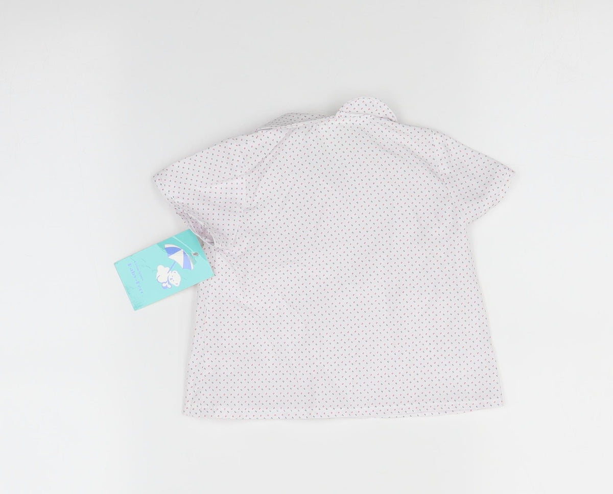 babyFurr Baby Multicoloured Polka Dot  Basic Button-Up Size 6-9 Months