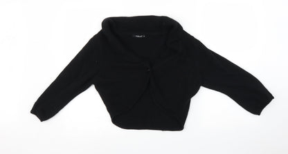 bYoung Womens Black   Cardigan Jumper Size XL  - Cropped
