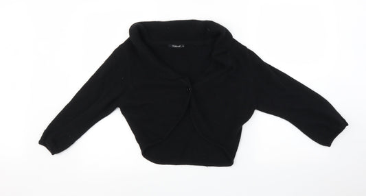 bYoung Womens Black   Cardigan Jumper Size XL  - Cropped