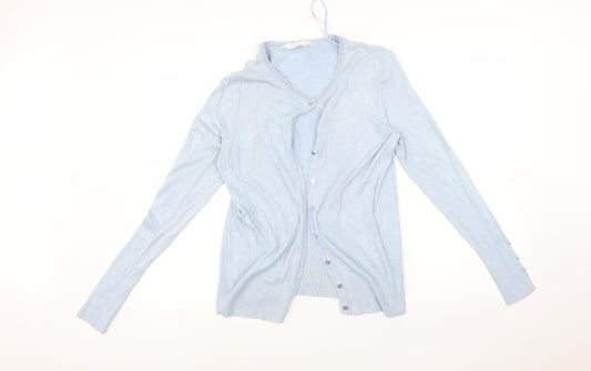 Primark Womens Blue   Cardigan Jumper Size XS