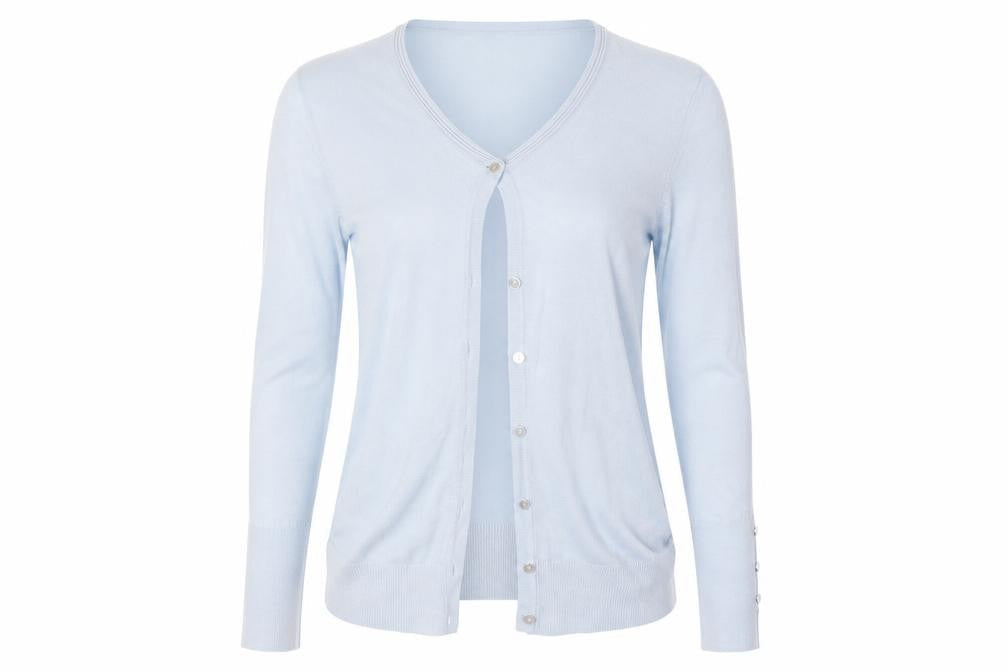 Womens UK Size XS Primark Blue Cardigan Jumper