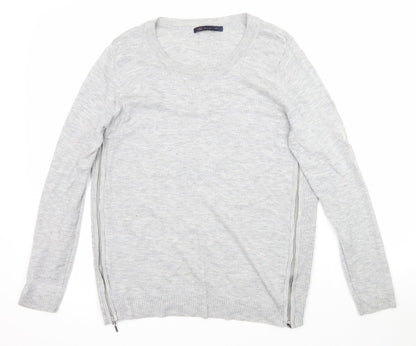 Womens UK Size S Marks and Spencer Grey Pullover Jumper
