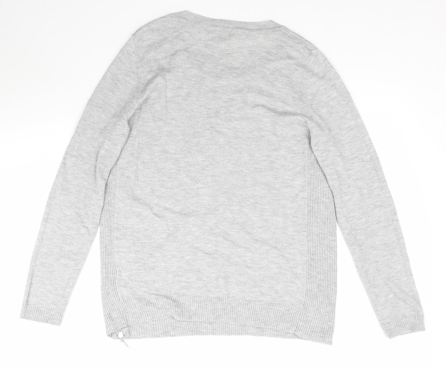 Womens UK Size S Marks and Spencer Grey Pullover Jumper