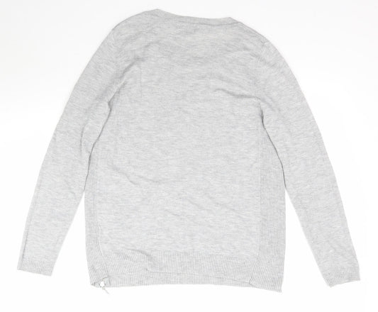 Womens UK Size S Marks and Spencer Grey Pullover Jumper