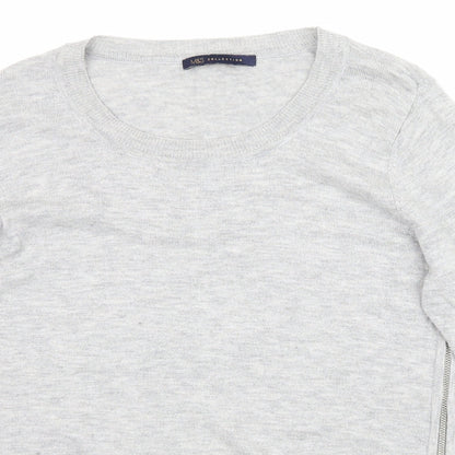 Womens UK Size S Marks and Spencer Grey Pullover Jumper