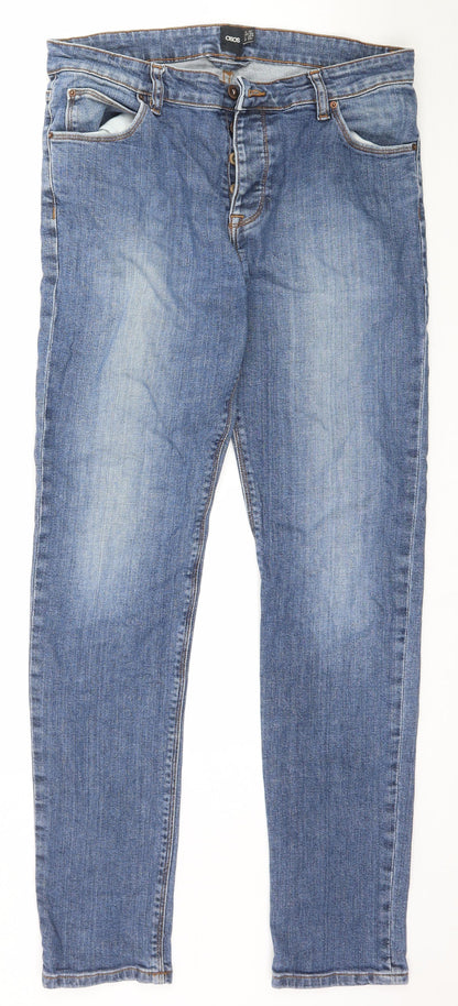 ASOS Womens Blue   Skinny Jeans Size 33 in L30 in