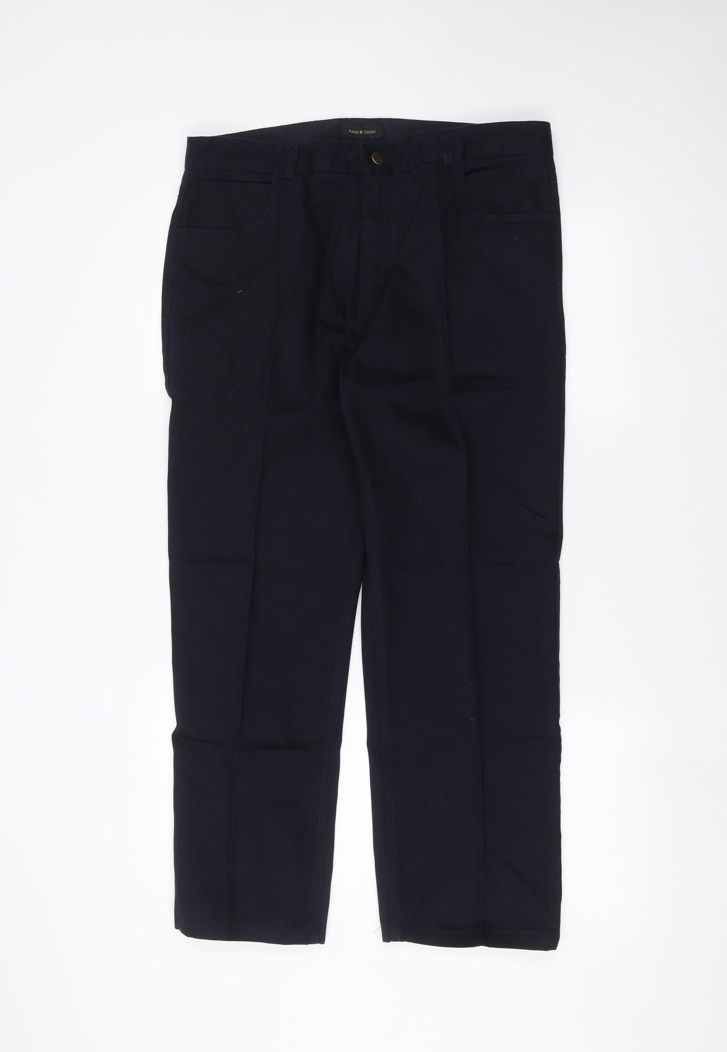 Aspen & Court Womens Blue   Straight Jeans Size 36 in L29 in