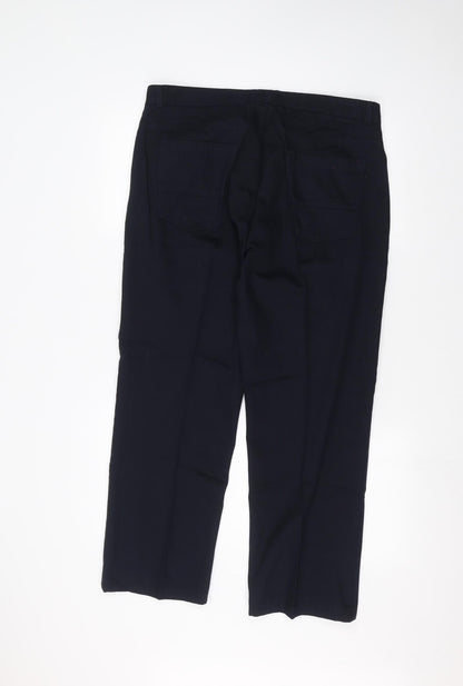 Aspen & Court Womens Blue   Straight Jeans Size 36 in L29 in