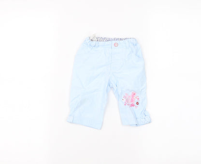 pompolina Baby Blue   Capri Trousers Size 12 Months