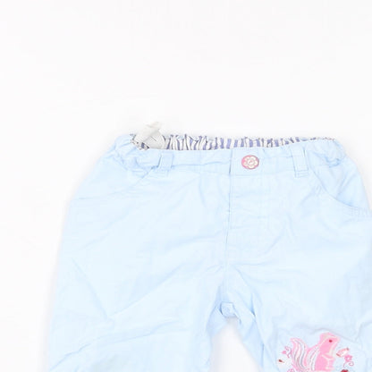 pompolina Baby Blue   Capri Trousers Size 12 Months
