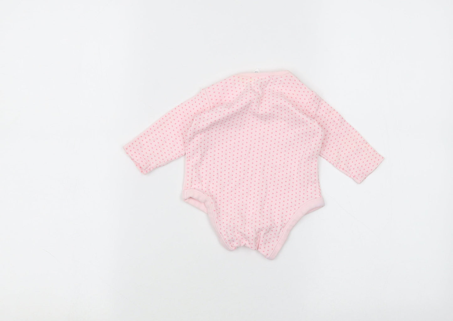TU Baby Pink Polka Dot  Babygrow One-Piece Size 0-3 Months