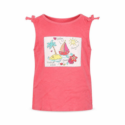 Cherokee Girls Pink   Basic T-Shirt Size 4-5 Years