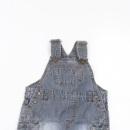 H&M Baby Blue  Denim Dungaree One-Piece Size 3-6 Months