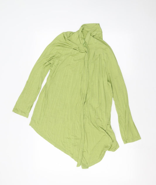 Womens UK Size 14 BM Green Cardigan Jumper