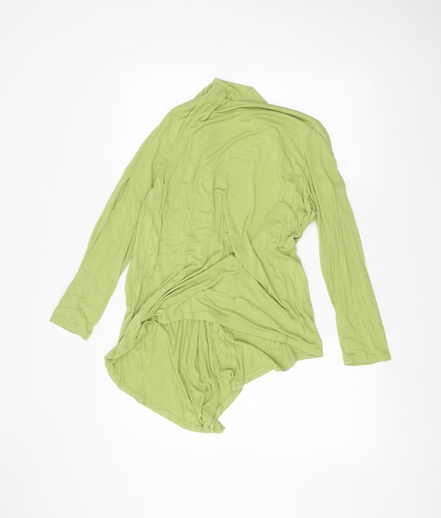 Womens UK Size 14 BM Green Cardigan Jumper