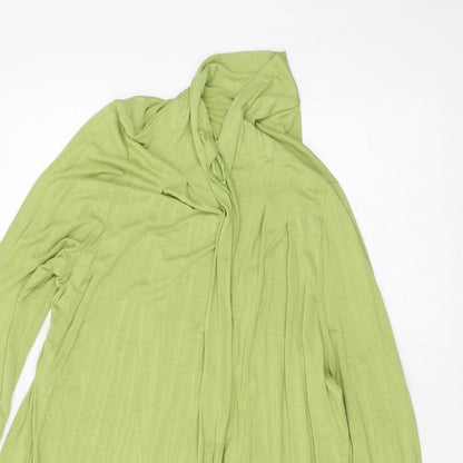 Womens UK Size 14 BM Green Cardigan Jumper
