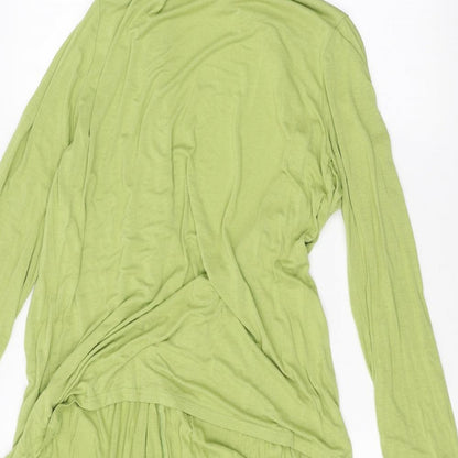 Womens UK Size 14 BM Green Cardigan Jumper