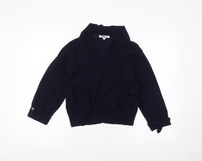 Womens UK Size L Annabelle Blue Cardigan Jumper