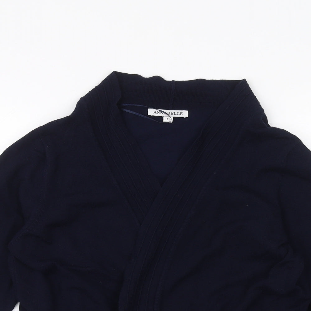 Womens UK Size L Annabelle Blue Cardigan Jumper