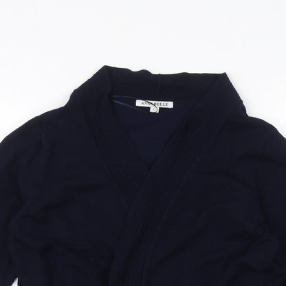 Womens UK Size L Annabelle Blue Cardigan Jumper