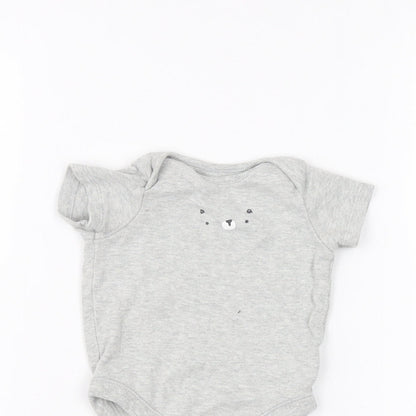 F&F Baby Grey   Babygrow One-Piece Size 3-6 Months