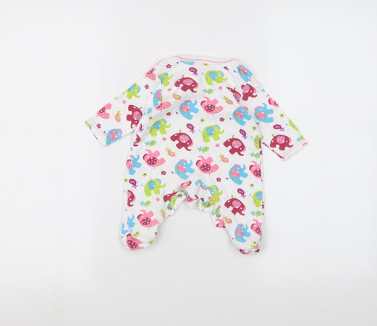Bebe Bonito Baby White   Coverall One-Piece Size 0-3 Months