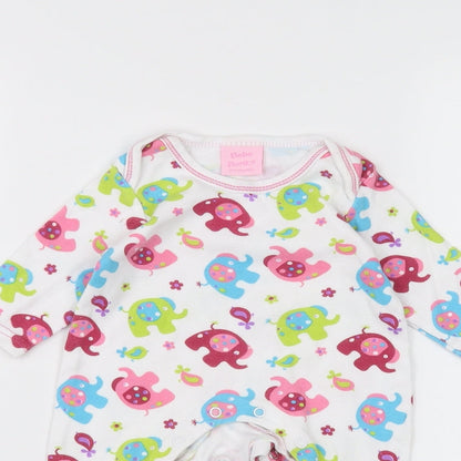 Bebe Bonito Baby White   Coverall One-Piece Size 0-3 Months