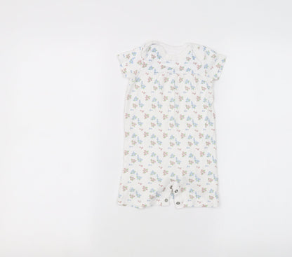lily & dan Baby White   Babygrow One-Piece Size 12-18 Months