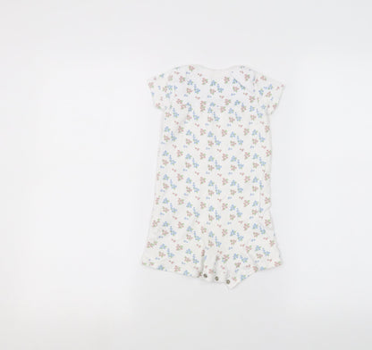 lily & dan Baby White   Babygrow One-Piece Size 12-18 Months