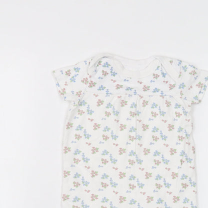 lily & dan Baby White   Babygrow One-Piece Size 12-18 Months