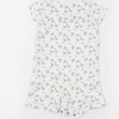lily & dan Baby White   Babygrow One-Piece Size 12-18 Months
