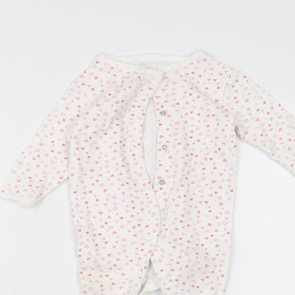 Earlydays Baby White   Coverall One-Piece Size 3-6 Months